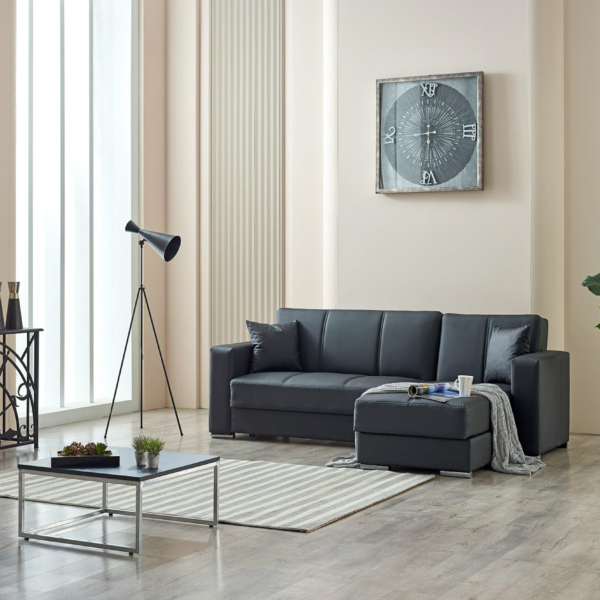 Futuro Leather Corner Sofa