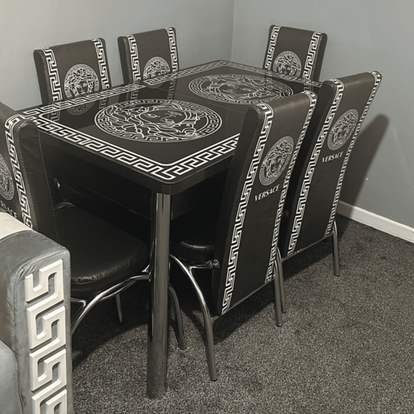 Black Versace Dining Table