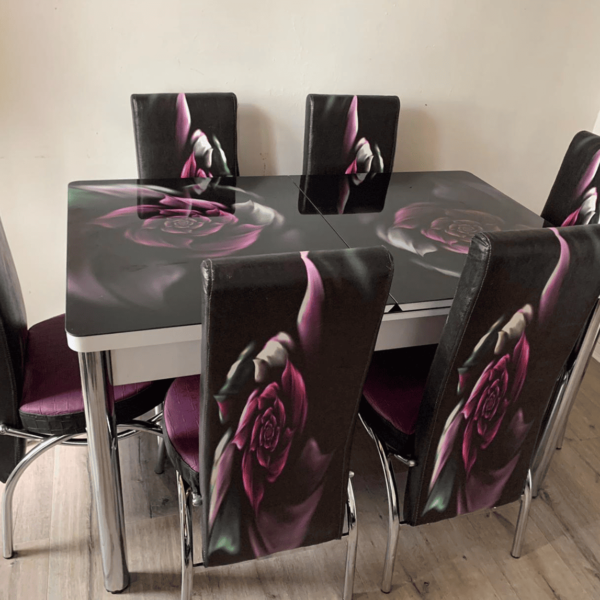 Rose Glass Table